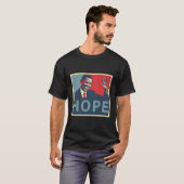 バラク・オバマ・ホープ Tシャツ (正面フル)