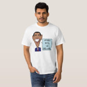 バラク・オバマ 私の後には洪水が来る Tシャツ (正面フル)