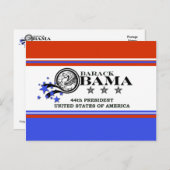 バラク・オバマ 44代大統領 ポストカード (正面/裏面)
