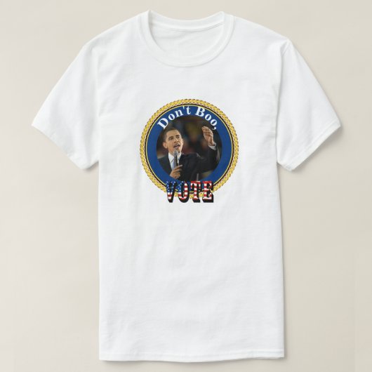 バラク・オバマ…Do Boo、投票 Tシャツ (デザイン正面)