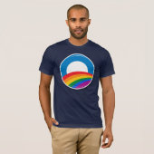 バラク・オバマ LGBTプライド Tシャツ (正面フル)