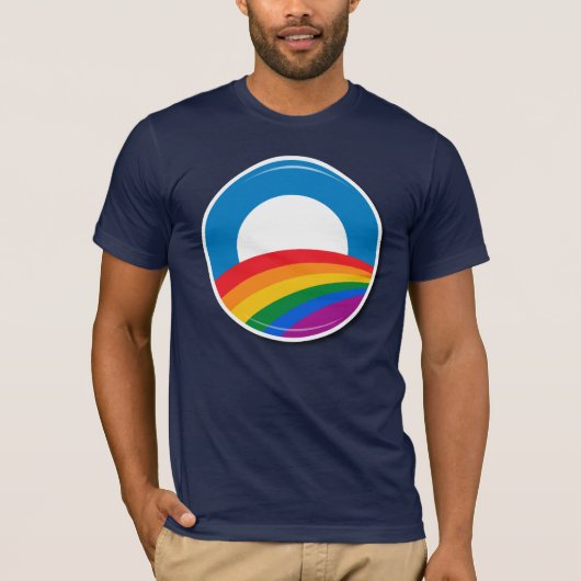 バラク・オバマ LGBTプライド Tシャツ (正面)