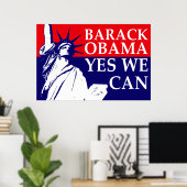 バラク・オバマ：Yesできる！ポスター ポスター (ホームオフィス)