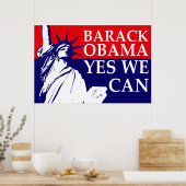 バラク・オバマ：Yesできる！ポスター ポスター (キッチン)