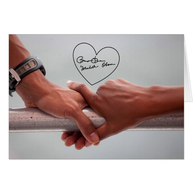 バラク・ミケーレ・オバマの手 (正面横)