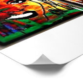 バラク・ミシェル・オバマ黒人大統領夫人 ポスター (角)