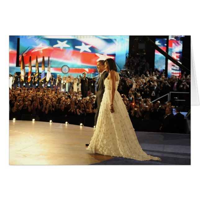 バラク・ミシェル・オバマ (正面横)