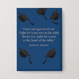 バラク「道をリード」卒業引用文ボタン 缶バッジ