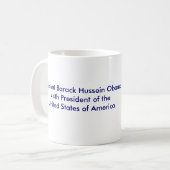、バラクObama2大統領バラクHusse大統領… コーヒーマグカップ (正面左)