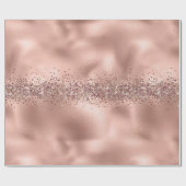 バラグラム金ゴールドグリッツィスパークルグリッター ラッピングペーパー (フラット)