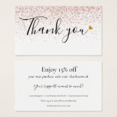 バラグリッターありがとうショッピング割引 (正面&裏面)