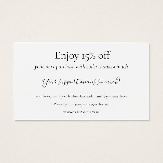 バラグリッターありがとうショッピング割引 (裏面)