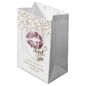 バラグリッターの口紅オンホワイト – ありがとう ミディアムペーパーバッグ (正面アングル)