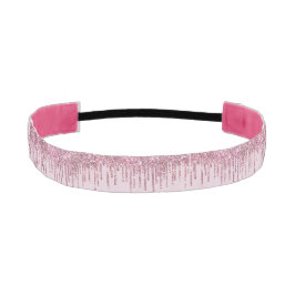 バラグリッタードリップスパーソナライズされたモノグラムと名前 アスレチックヘッドバンド