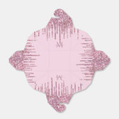 バラグリッタードリップスパーソナライズされたモノグラムと名前 フェイバーボックス (折り畳みなし)