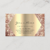 バラグリッターメイクアップヘアドレッサーモノグラムクラウン 名刺 (裏面)