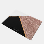 バラグリッター幾何学 ドアマット (アングル)