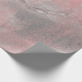 バラグレーシルバー抽象芸術大理石ブラシ ラッピングペーパー (角)