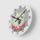 バラケアンテリア ラウンド壁時計 (傾斜)