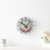 バラケアンテリア ラウンド壁時計 (ホーム)