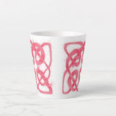 バラケルト結び目模様ラテマグ カフェラテマグ (正面)