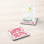 バラケルト結び目模様懸命プラスチックコースター コースター (右側)