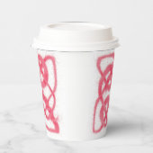 バラケルト結び目模様紙カップ 紙コップ (左)