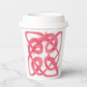 バラケルト結び目模様紙カップ 紙コップ (裏面)