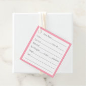 バラケルト結び目模様2"スクエアヤーンラベル フェイバータグ (インサイチュ)