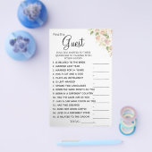 バラゲストブライダルシャワーゲームカードの検索 チラシ (シングル)