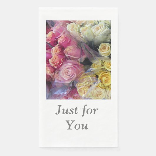 バラゲスト紙タオルまたはナプキン (正面)