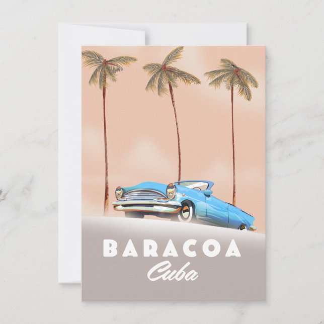 バラコアキューバアンティーク車 (正面)