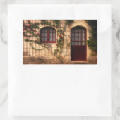 バラコテージの戸口 長方形シール (バッグ)