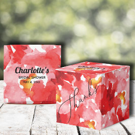 バラコラージュダービーブライダルシャワースクエア フェイバーボックス