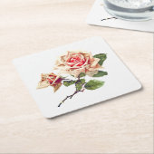 バラコースター スクエアペーパーコースター (アングル)