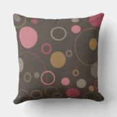 バラコーヒービーンモチャサークル クッション (裏面)