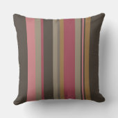 バラコーヒー豆モカストライプー クッション (裏面)