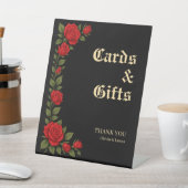 バラゴシック様式のウェディングカードとギフトサイン 台座サイン (インサイチュ)