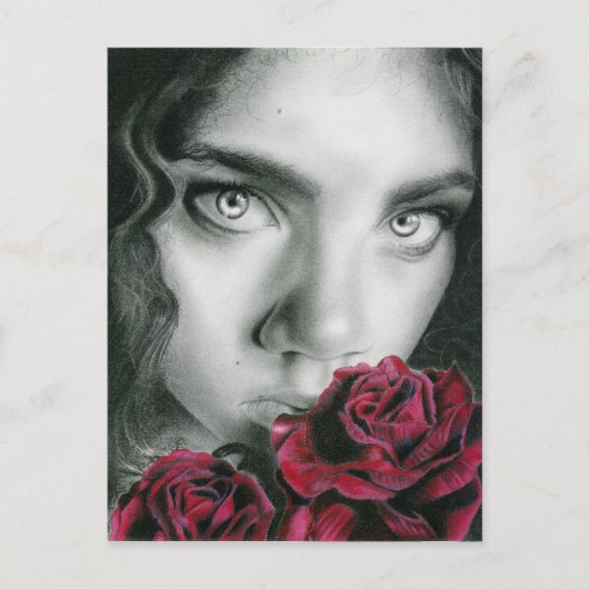 バラゴシック美しい葉書の幽霊 ポストカード (正面)