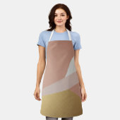 バラゴールデンアワージオメトリ エプロン (着用した状態)