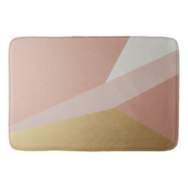 バラゴールデンアワージオメトリ バスマット