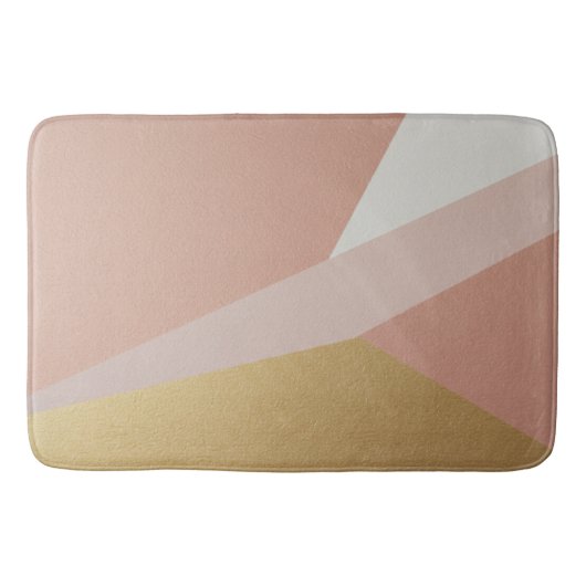 バラゴールデンアワージオメトリ バスマット (正面)