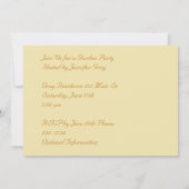 バラゴールデン女神|庭園のパーティー 招待状 (裏面)