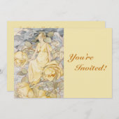 バラゴールデン女神|庭園のパーティー 招待状 (正面/裏面)