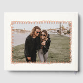 バラゴールドフォイルお洒落おもしろい結婚ズ ゲストブック (裏面)