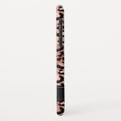 バラゴールドフォイルのチータパタパーソナライズされたン – 名前 Case-Mate iPhoneケース (裏面/左)