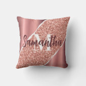 バラゴールドフォイルグリッター クッション (裏面)