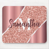 バラゴールドフォイルグリッター マウスパッド (正面)