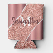 バラゴールドフォイルグリッター 缶クーラー (正面)