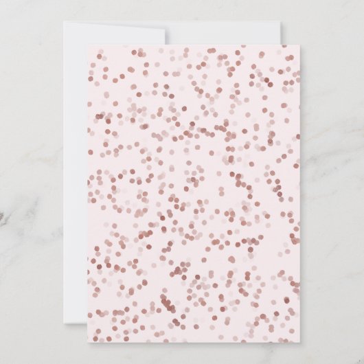 バラゴールドフォイルスウィート16日風船パーティーバラ 招待状 (裏面)